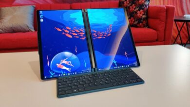 Unboxing lenovo yoga book 9i laptop dua layar oled dengan spesifikasi mumpuni