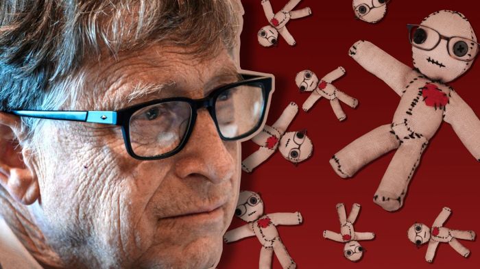 Bill gates doll voodoo covid conspiracies became afp getty source