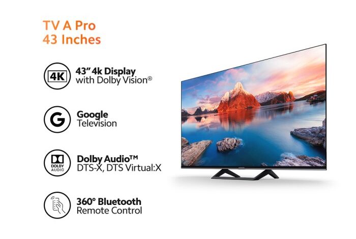 Xiaomi tv a pro * series smart tv 43 inci dan 55 inci harga mulai rp 38 jutaan