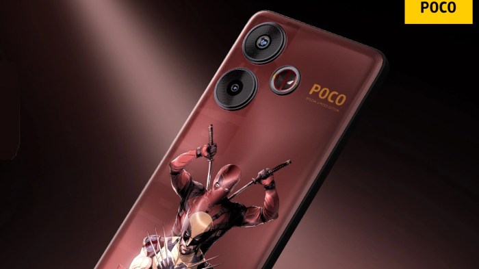Hp android poco f6 edisi deadpool dan wolverine siap rilis global penampakan dan spesifikasinya