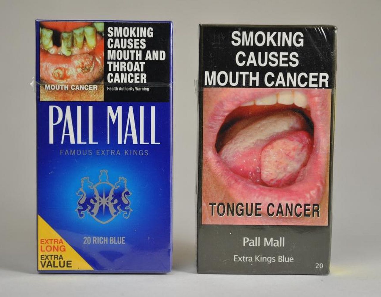 Cigarette warning packs tobacco tobaccocontrol