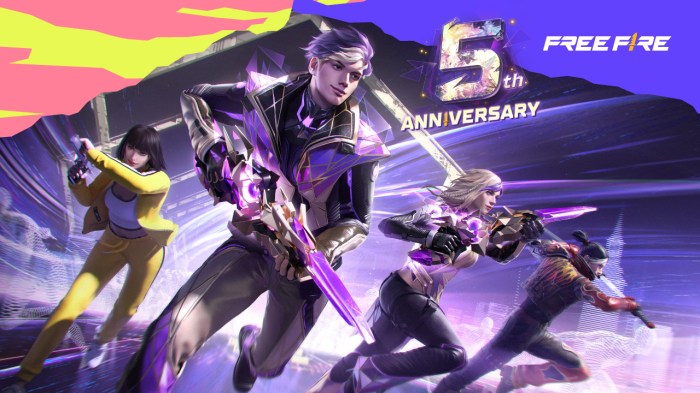 Free fire rayakan anniversary ke 7 dengan nostalgia pesta dan patch update