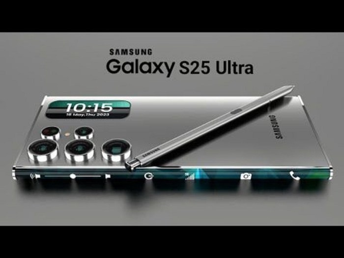 Bocoran samsung galaxy s25 ultra hadir dengan desain tipis dan kamera gahar