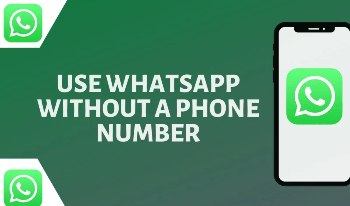 Bikin akun whatsapp kini tak perlu nomor ponsel kok bisa