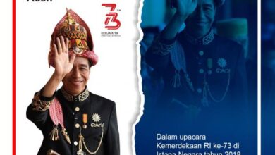 Makna baju adat kutai yang dikenakan jokowi pada hut ke 79 ri