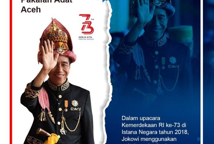 Makna baju adat kutai yang dikenakan jokowi pada hut ke 79 ri