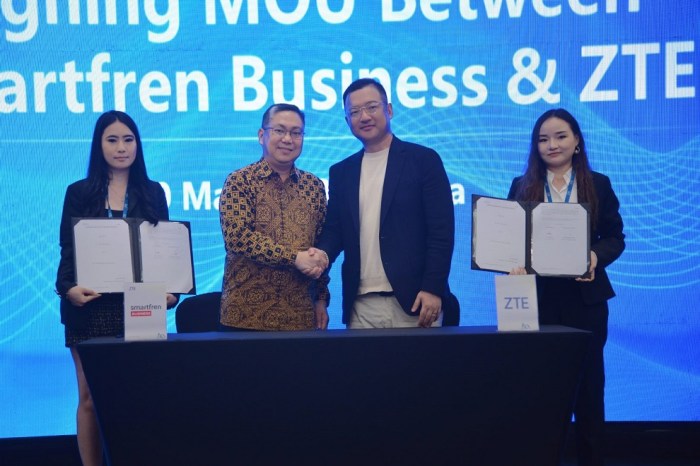 Zte dan smartfren terapkan komputasi ran berbasis ai untuk dongkrak kecepatan internet