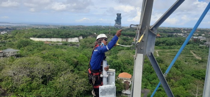 Xl axiata tambah 22 bts 4g di nusa penida bali