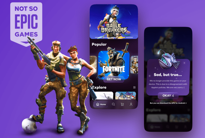 Epic games store hadir di ios dan android main fall guys kini bisa di hp