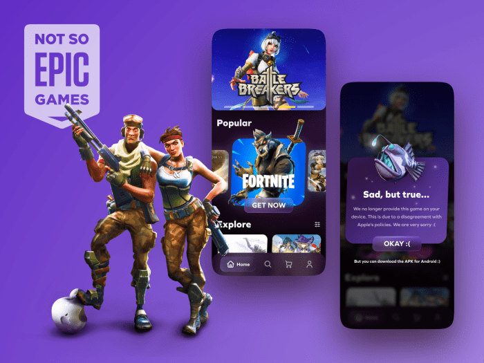 Epic games store hadir di ios dan android main fall guys kini bisa di hp