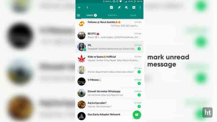 Jurus rahasia atasi banyaknya notifikasi pesan whatsapp yang belum dibaca