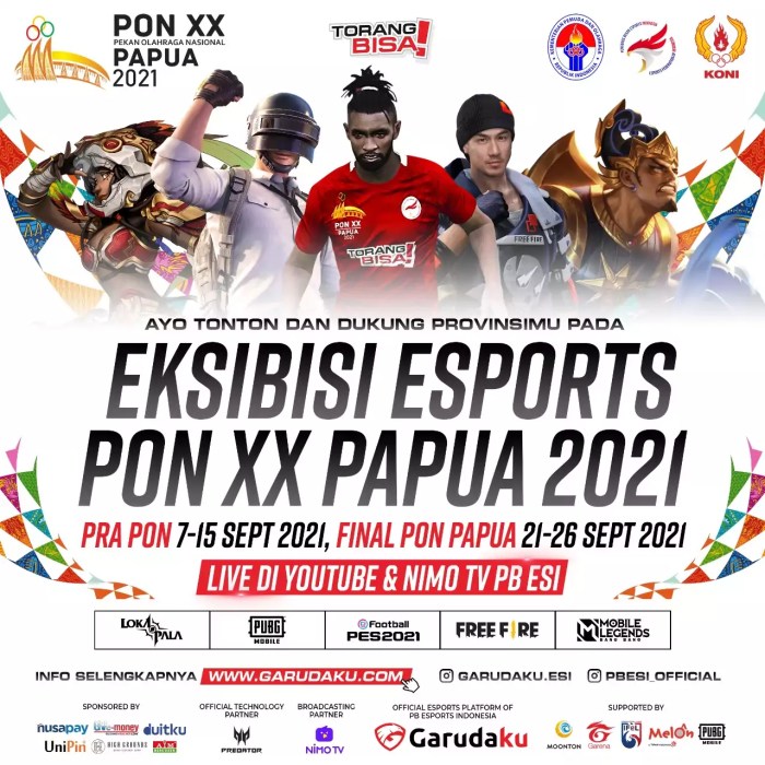 Sejarah baru esports resmi jadi cabor di pon xxi aceh sumut *