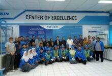 Pusat keunggulan daikin hadir di smkn 1 lamongan jadi yang pertama di jatim