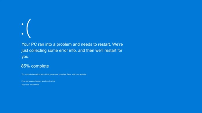 Top 3 tekno pengguna windows terkena blue screen of death hingga ganggu penerbangan